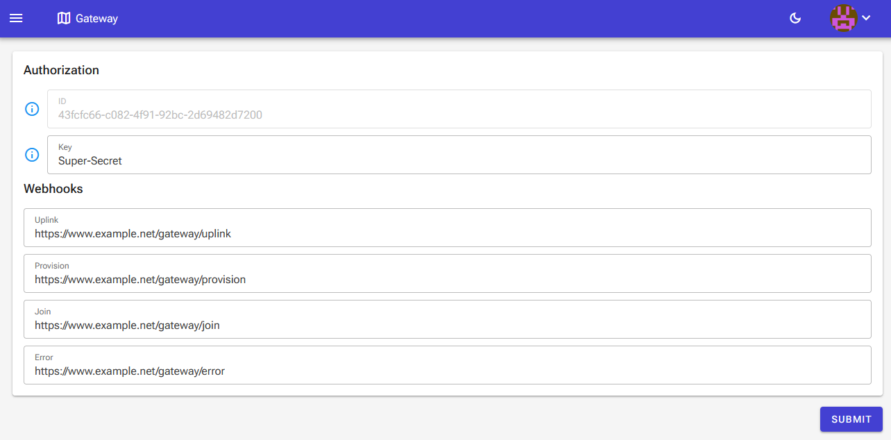 Gateway Dashboard Gateway Dashboard